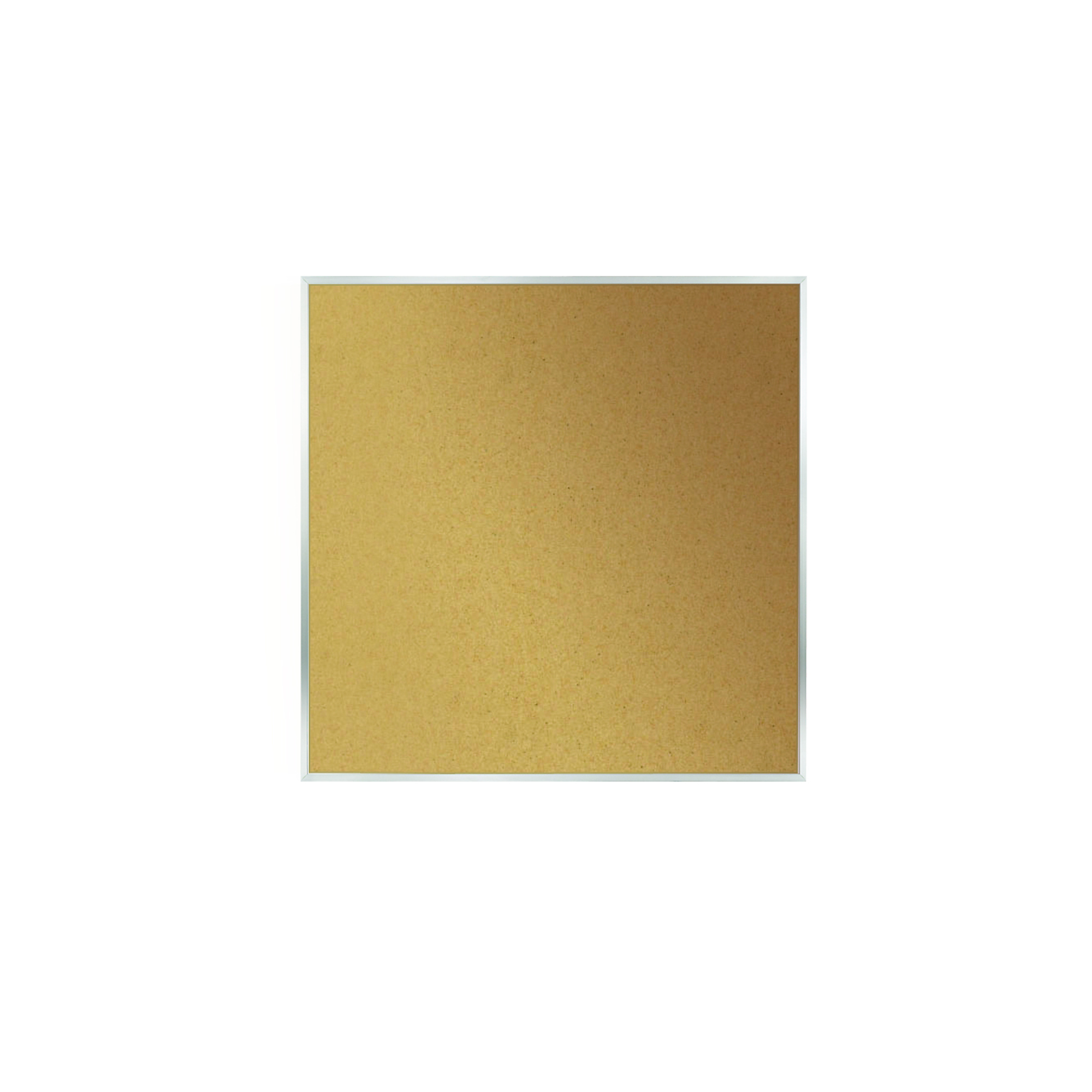 Ghent, 48.5in. x 48.5in. Aluminum Frame Natural Cork Bulletin Board, Color Finish Other, Model# AK44